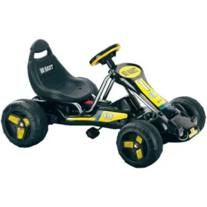 Ride On Toy Go Kart, Pedal Powered Ride On Toy by Rockin' Rollers â€“ Ride On Toys for Boys and Girls, For 3 â€“ 7 Year Olds (Black)