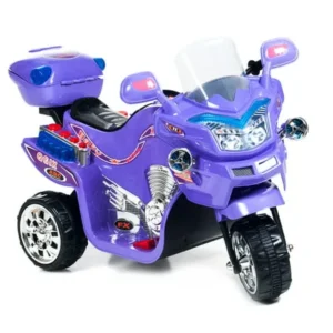 Ride on Toy, 3 Wheel Motorcycle for Kids, Battery Powered Ride On Toy by Lilâ€™ Rider â€“ Ride on Toys for Boys and Girls, 2 - 5 Year Old - Purple FX