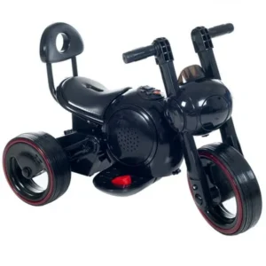 3 Wheel LED Mini Motorcycle Trike, Ride on Toy for Kids by Rockin? Rollers ? Battery Powered Toys for Boys and Girls, Toddler - 4 Year Old, Black