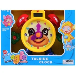 Tell The Time" Electronic Learning Teach Time Clock Educational Toy for Kids LTC75E