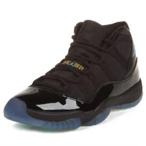 Nike Mens Air Jordan 11 Retro Black/Gamma Blue 378037-006