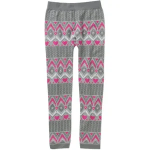 Girls' Essential Textured Multi-Patterned Leggings