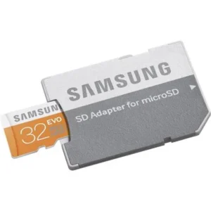 New Samsung 32 GB Evo MicroSDHC UHS-I Card With SD Adapter