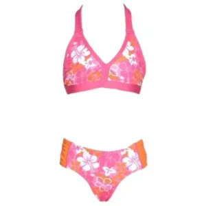 Fuchsia Bikini UV Protection Swimsuit Girls 4