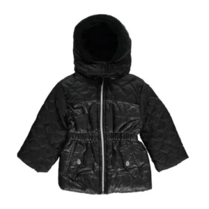 Baby Girls' Quilted with Spray Print Winter Puffer Jacket