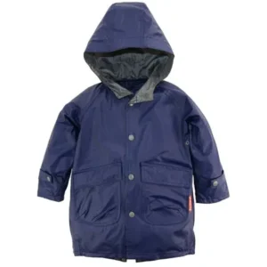 Wippette Toddler Boys Solid Hooded Fisherman Raincoat Anorak Jacket