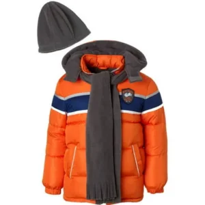 Ixtreme Boys' Colorblock Puffer Jacket,