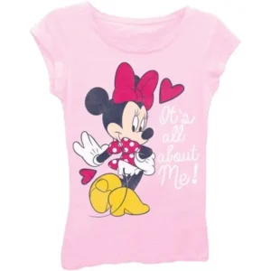 Disney Minnie Girls' All About Me Princess Graphic T-Shirt