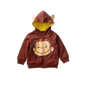 Curious George Little Boys Toddler Character Hoodie