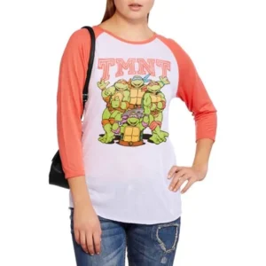 Teenage Mutant Ninja Turtles Juniors' Graphic Hacci Baseball Shirt