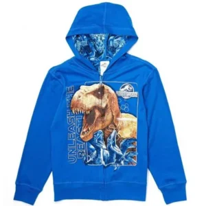 Jurassic World - Unleashed Youth Zip Hoodie