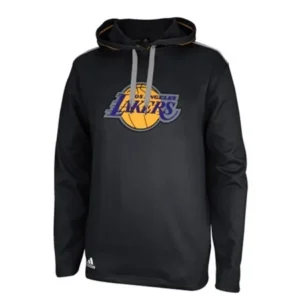 Adidas Mens Lakers Black Tip-Off Pullover Hoodie