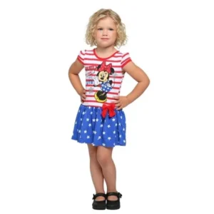 Minnie Mouse Red White and Cute Girls Dress