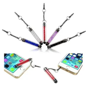 Insten 5-Color Set Crystal Bling Stylus Pen with 3.5mm Dust Plug For Tablet RCA iView Smartab Lenovo Asus Ematic HIGHQ Sprout Channel Dragon Touch Nabi Nextbook Visual Land TG-TEK RealPad Universal