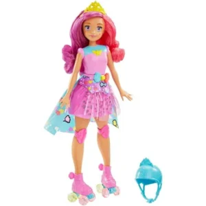 Barbie Video Game Hero Match Game Princess Doll with Roller Skates