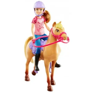 Barbie Camping Fun Stacie Doll & Horse Set with Themed Accessories
