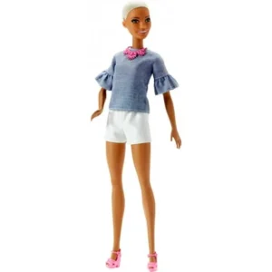 Barbie Fashionistas Doll, Original Body Type Wearing Chic Chambray Top