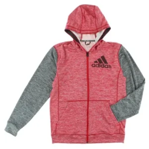 Adidas Mens Team Issue Full Zip Jacket Red