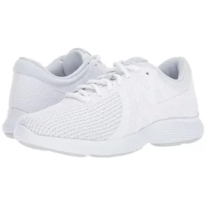 Nike REVOLUTION 4 Womens White Athletic Running Shoes