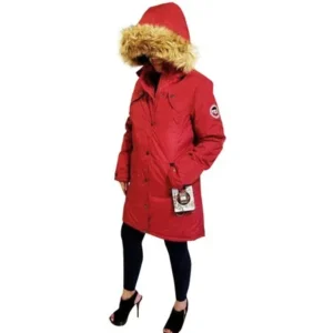 CB Sports Women's Ski Jacket Water Resistant All Weather Windproof OLC396H Red