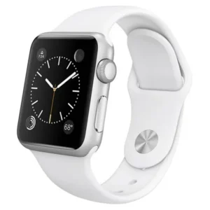 Apple Watch 38mm Silver Aluminum Case with White Sport Band (Certified Refurbished)