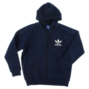 Adidas Mens Sport Essentials Hoodie Navy Blue