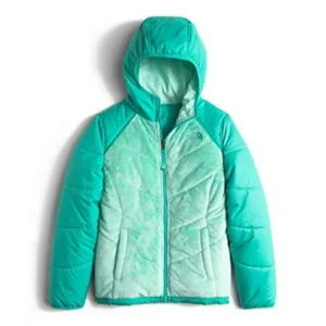 North Face Girls G REVERSIBLE PERSEUS JACKET, Ice Green, XLarge
