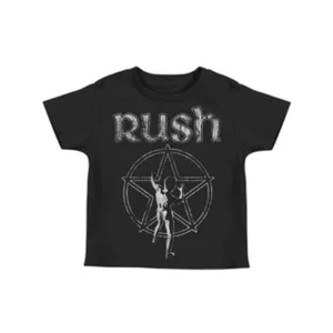 Rush Boys' Starman Childrens T-shirt Black