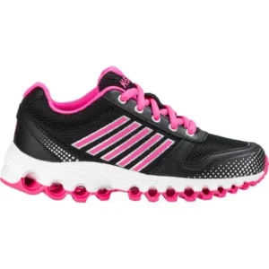 K-Swiss Kid's Varsity X-160 Low Black/Neon Pink 85041-051