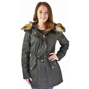 Jessica Simpson Anorak Women's Hooded Parka Winter Coat Faux Fur