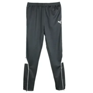 PUMA Big Boys Activewear Active Bottoms- Athletic Mesh Pants - Pure Core Soccer Pants - Black - X-large