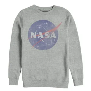 Men's NASA Logo Sweatshirt Athletic Heather