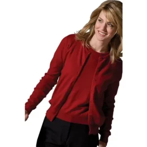 Edwards Garment Women's Jewel Neckline Cardigan Sweater