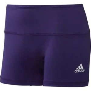 Adidas Women's Climalite Techfit Spandex Shorts - 4" Inseam - Purple - XL