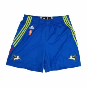 Dallas Wings WNBA Adidas Blue Team Issued Authentic On-Court Climacool Performance Shorts For Women