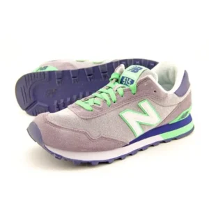 New Balance Women's WL515 Athletic Running Shoes Grey/Blue/Green (6.5M)