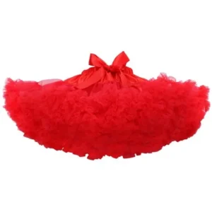 Girls Dress Up Tutu Costumes for Party Dance Pretend Play,Red,M