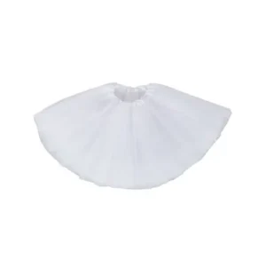 Girl Cute Tulle Dance Tutu Skirt for Dress Up & Fairy Costumes,White