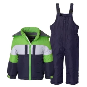 Sportoli Boys Kids Winter Snowboard Skiing Parka Jacket & Snow Bib Snowsuit Set