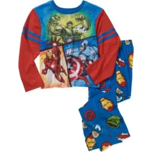 Boys' Licensed 2 Piece Poly Pajama Sleepwear Set, Available in 19 Characters