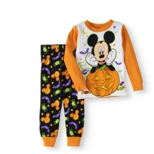 Halloween Newborn Baby Boy Cotton Tight Fit Pajamas 2pc Set