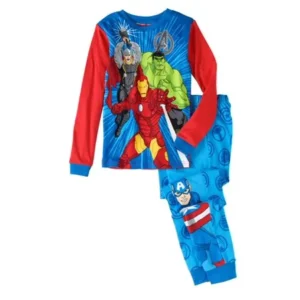 Marvel Avengers Boys' Cotton Tight Fit Pajama 2-Piece Set