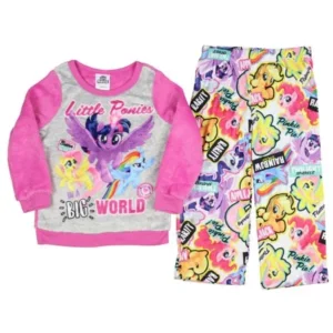 My Little Pony The Movie Girls Fleece Top and Flannel Pants Pajamas (Little Kid/Big Kid) (4)