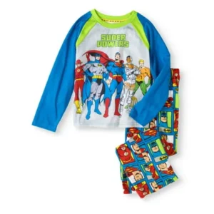 Boy's 2 Piece Super Power Pajama Sleep Set (Big Boys & Little Boys)