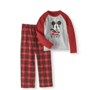 Boys' or Girls' Unisex Family Sleep 2pc Sleepwear Pajamas Set