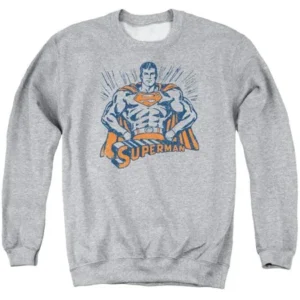 Superman - Vintage Stance - Crewneck Sweatshirt - Large