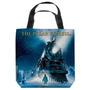 Polar Express Christmas Animated Movie Childrens Book Poster Tote Bag