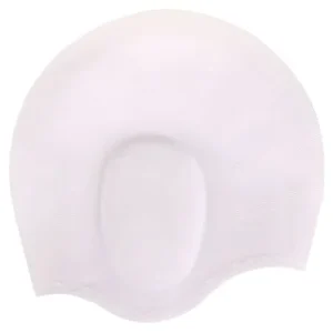 Men / Women's Athletic Swimwear Silicone Waterproof Swim Cap, White