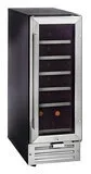 Whynter - 18-Bottle Wine Refrigerator - Black/Stainless-Steel