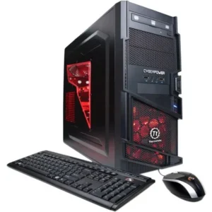 CyberpowerPC Black Gamer Ultra GUA250 Desktop PC with AMD Quad-Core FX-4300 Processor, 8GB Memory, 1TB Hard Drive and Windows 10 Home (64-bit)(Monitor Not Included)